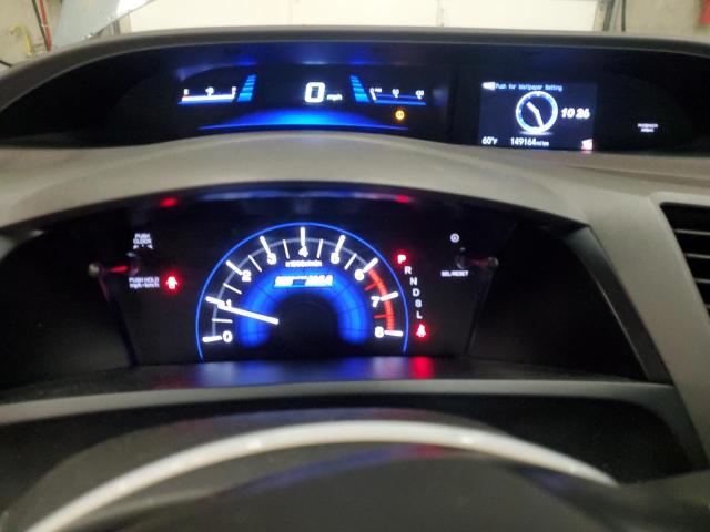 JHMFB4F22CS009200 - 2012 HONDA CIVIC HYBRID Сұр фото 9