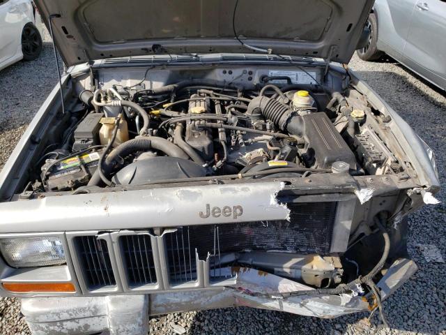 1J4FF58S91L608606 - 2001 JEEP CHEROKEE CLASSIC GRAY photo 12