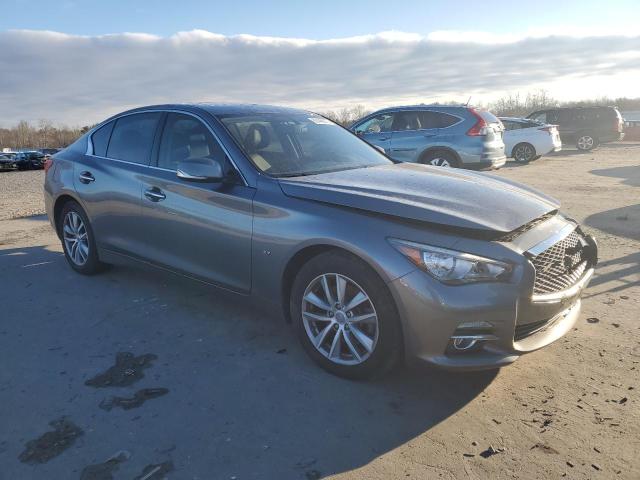 JN1BV7AR7FM419631 - 2015 INFINITI Q50 BASE GRAY photo 4