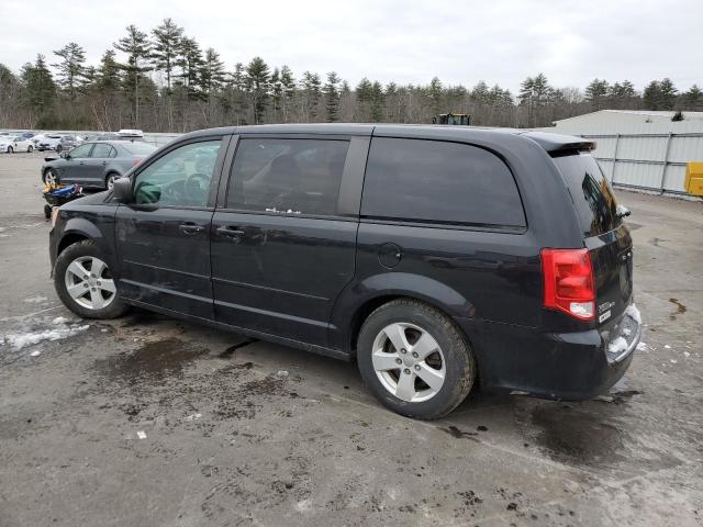 2C4RDGBG3DR624238 - 2013 DODGE GRAND CARA SE BLACK photo 2