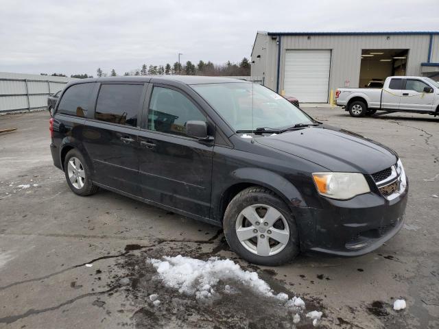 2C4RDGBG3DR624238 - 2013 DODGE GRAND CARA SE BLACK photo 4