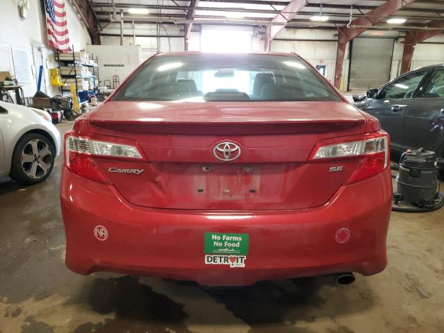 4T1BF1FK5EU806837 - 2014 TOYOTA CAMRY L RED photo 6