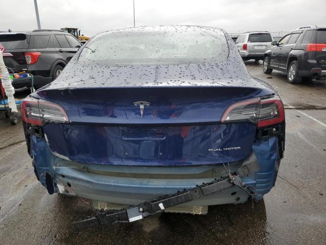 5YJ3E1EB3JF117556 - 2018 TESLA MODEL 3 BLUE photo 6