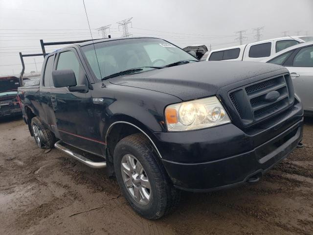 1FTRX14W16FB43035 - 2006 FORD F150 BLACK photo 4