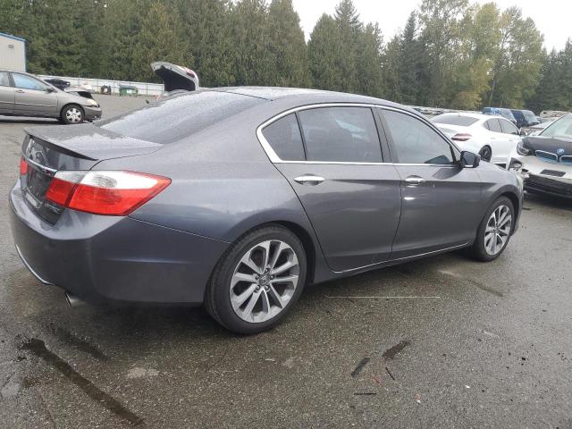 1HGCR2F56EA257183 - 2014 HONDA ACCORD SPORT GRAY photo 3