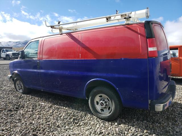 1GTW7AFF2G1215200 - 2016 GMC SAVANA G2500 BLUE photo 2