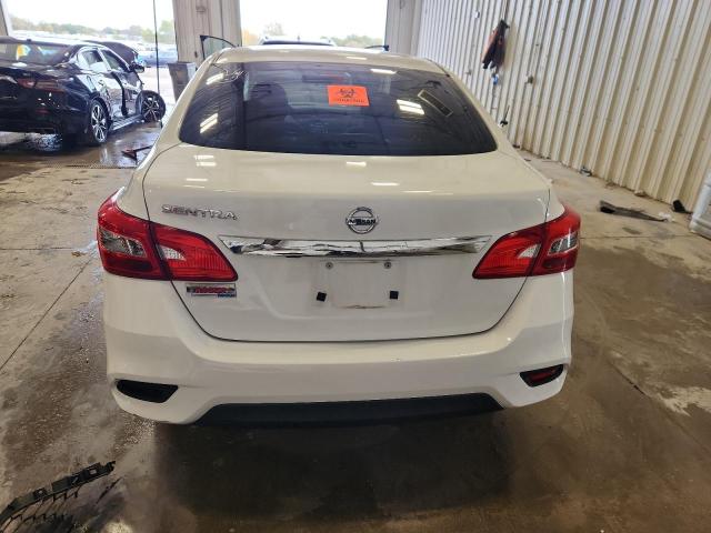3N1AB7AP9KY423108 - 2019 NISSAN SENTRA S أبيض صورة 6