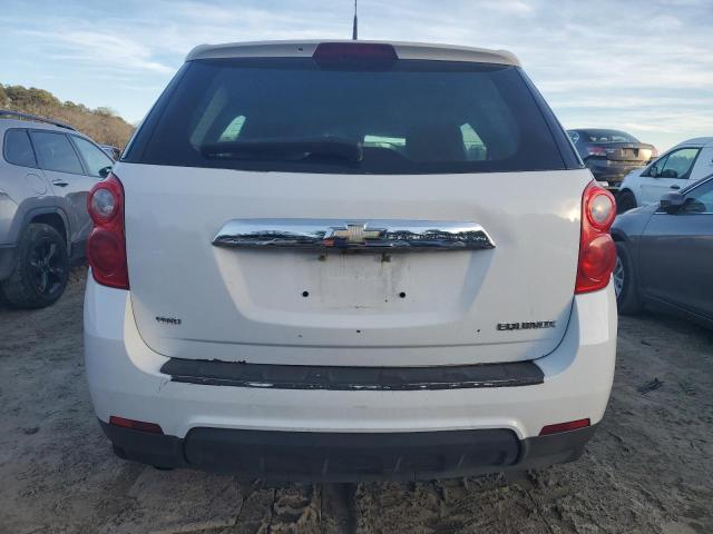 2CNFLCEC6B6463739 - 2011 CHEVROLET EQUINOX LS WHITE photo 6