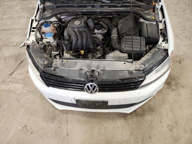 3VW2K7AJ5EM407994 - 2014 VOLKSWAGEN JETTA BASE WHITE photo 11