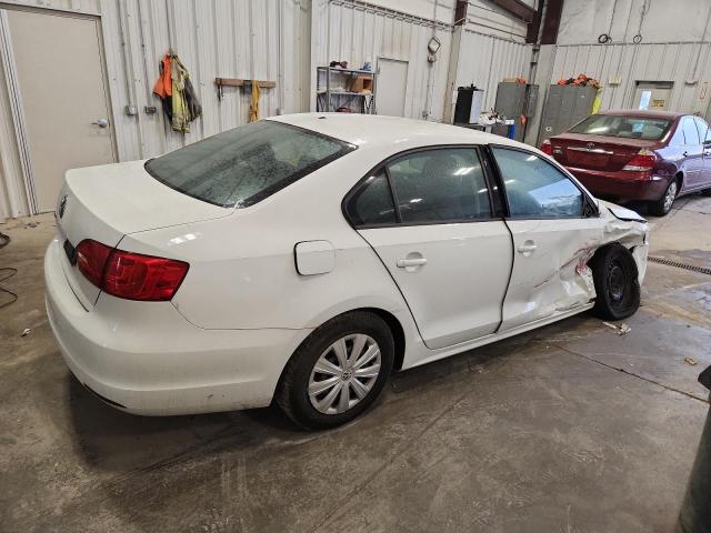 3VW2K7AJ5EM407994 - 2014 VOLKSWAGEN JETTA BASE WHITE photo 3