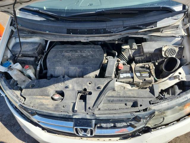 5FNRL5H67EB101064 - 2014 HONDA ODYSSEY EXL თეთრი ფოტო 12