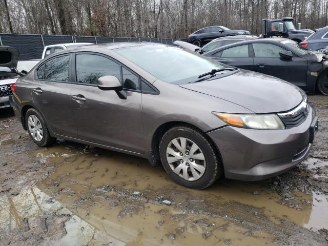 2HGFB2F57CH601135 - 2012 HONDA CIVIC LX TAN photo 4