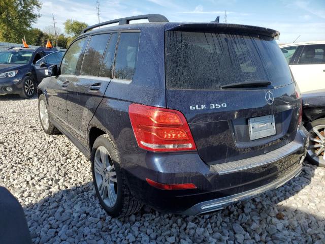 WDCGG5HB1FG380344 - 2015 MERCEDES-BENZ GLK 350 BLUE photo 2