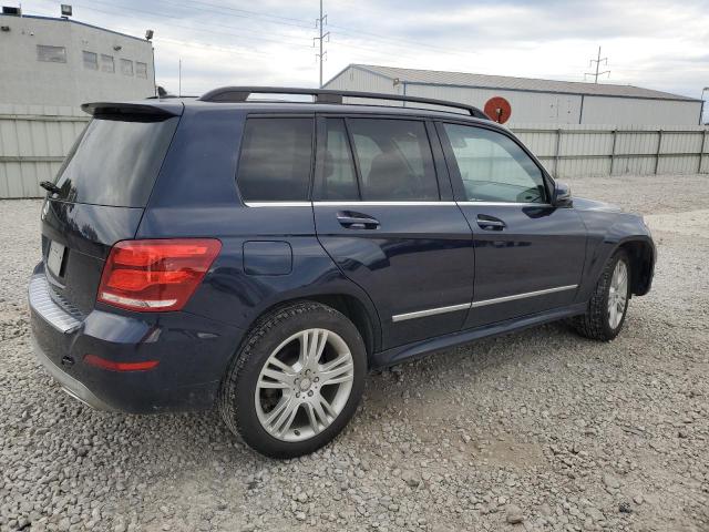 WDCGG5HB1FG380344 - 2015 MERCEDES-BENZ GLK 350 BLUE photo 3