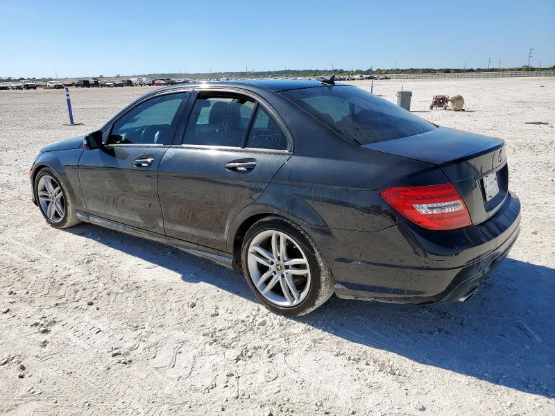 WDDGF8BB4CA726684 - 2012 MERCEDES-BENZ C 300 4MATIC BLACK photo 2