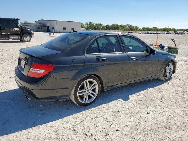 WDDGF8BB4CA726684 - 2012 MERCEDES-BENZ C 300 4MATIC BLACK photo 3