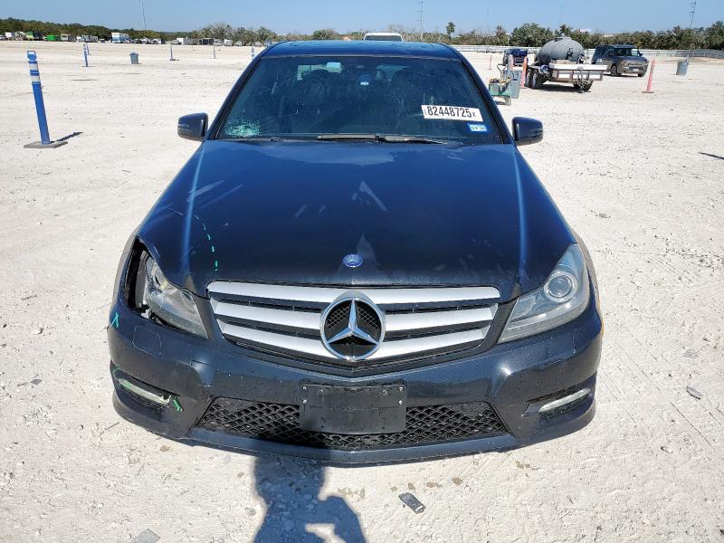 WDDGF8BB4CA726684 - 2012 MERCEDES-BENZ C 300 4MATIC BLACK photo 5