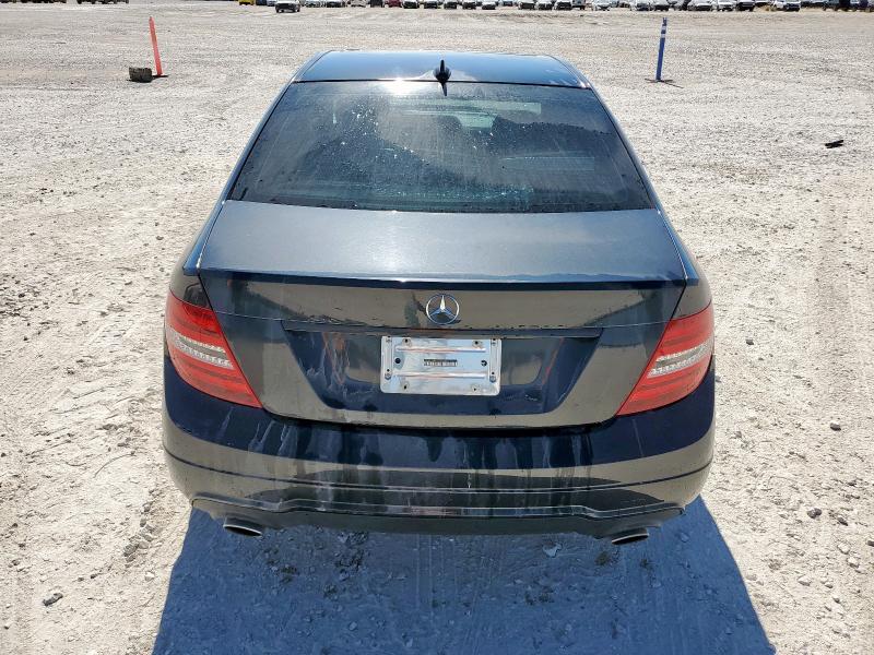 WDDGF8BB4CA726684 - 2012 MERCEDES-BENZ C 300 4MATIC BLACK photo 6