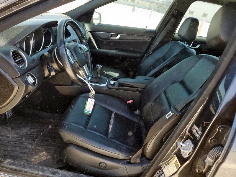 WDDGF8BB4CA726684 - 2012 MERCEDES-BENZ C 300 4MATIC BLACK photo 7