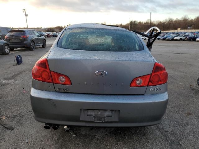 JNKCV51F66M603047 - 2006 INFINITI G35 SILVER photo 6