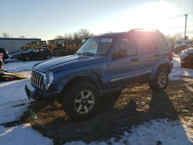 1J4GL58K56W164966 - 2006 JEEP LIBERTY LIMITED BLUE photo 1