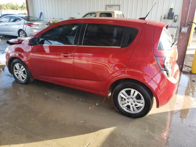 1G1JC6SH4C4172037 - 2012 CHEVROLET SONIC LT RED photo 2