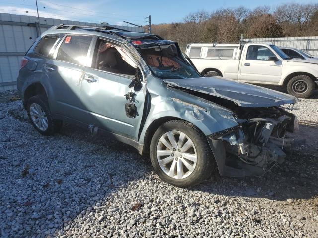 JF2SHADC9DH415791 - 2013 SUBARU FORESTER 2.5X PREMIUM BLUE photo 4