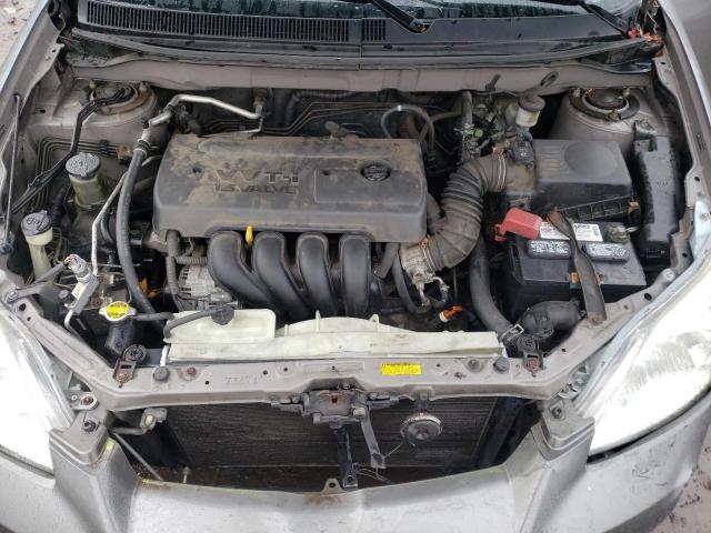 2T1KR32E55C345840 - 2005 TOYOTA COROLLA MA XR GRAY photo 11