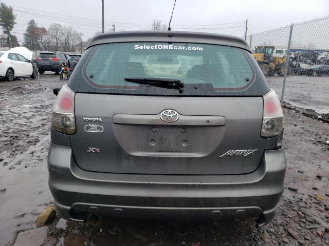 2T1KR32E55C345840 - 2005 TOYOTA COROLLA MA XR GRAY photo 6