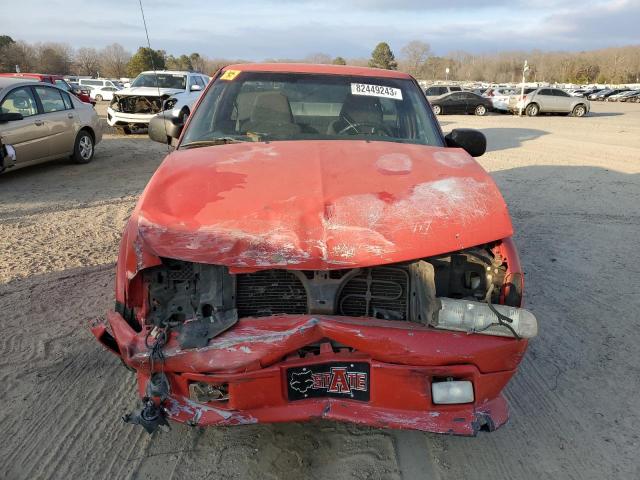 1GCCS1449Y8153449 - 2000 CHEVROLET S TRUCK S10 RED photo 5