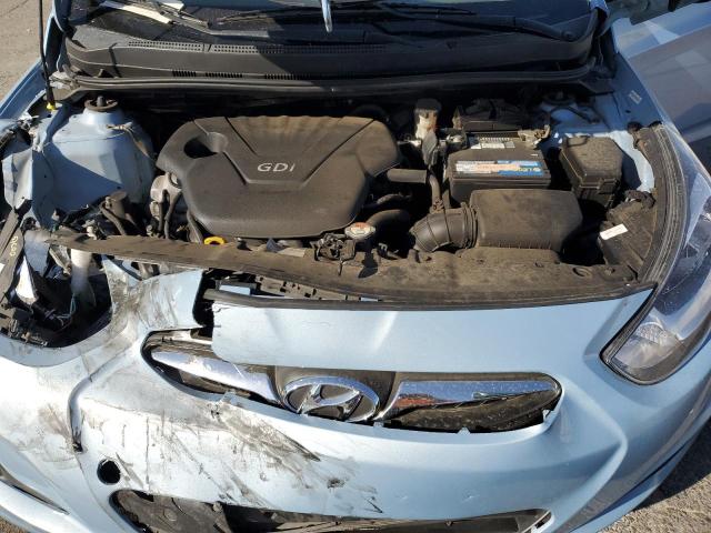 KMHCT4AE7DU521782 - 2013 HYUNDAI ACCENT GLS BLUE photo 11