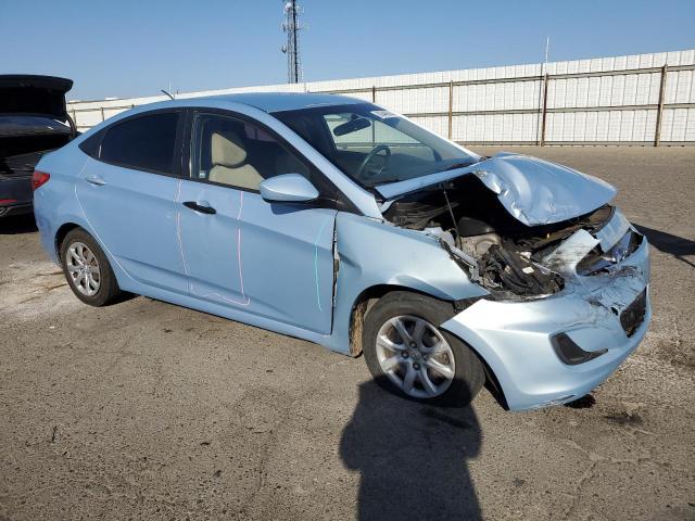 KMHCT4AE7DU521782 - 2013 HYUNDAI ACCENT GLS BLUE photo 4