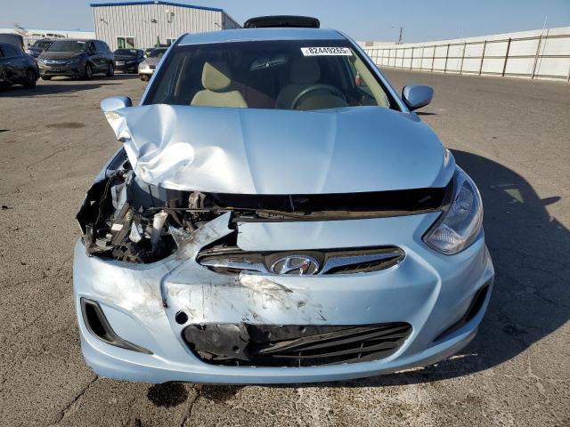 KMHCT4AE7DU521782 - 2013 HYUNDAI ACCENT GLS BLUE photo 5