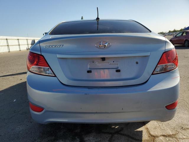 KMHCT4AE7DU521782 - 2013 HYUNDAI ACCENT GLS BLUE photo 6