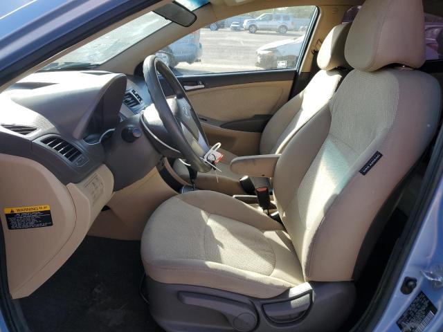 KMHCT4AE7DU521782 - 2013 HYUNDAI ACCENT GLS BLUE photo 7