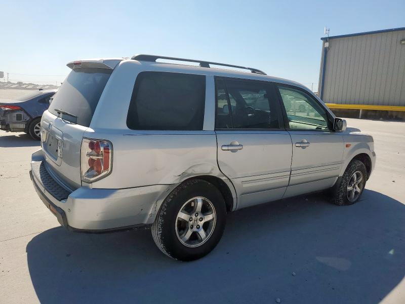 5FNYF28568B022613 - 2008 HONDA PILOT EXL Plata foto 3