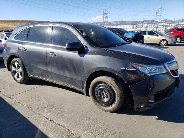 5FRYD4H27GB033284 - 2016 ACURA MDX CHARCOAL photo 4