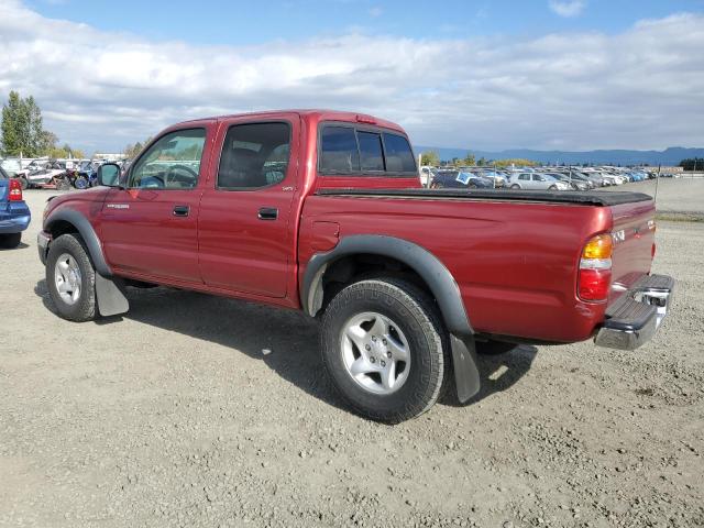 5TEGN92N84Z451258 - 2004 TOYOTA TACOMA DOUBLE CAB PRERUNNER MAROON photo 2