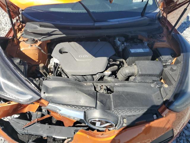 KMHTC6AD2DU156852 - 2013 HYUNDAI VELOSTER ORANGE photo 11
