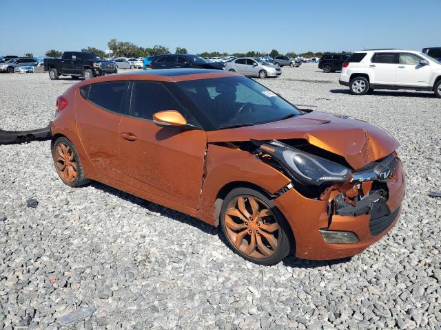 KMHTC6AD2DU156852 - 2013 HYUNDAI VELOSTER ORANGE photo 4