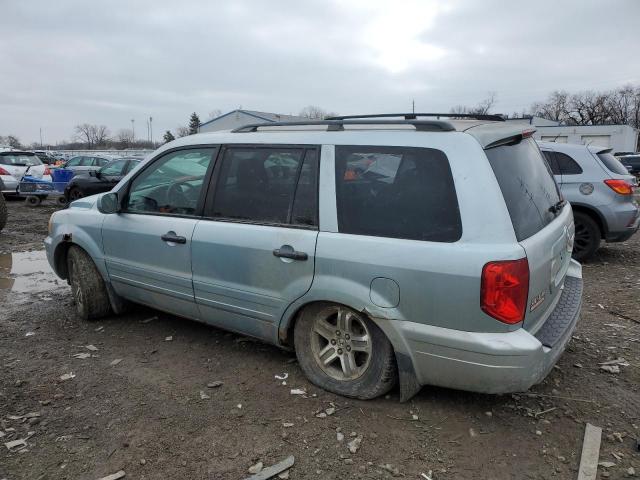 2HKYF18443H611414 - 2003 HONDA PILOT EX TURQUOISE photo 2