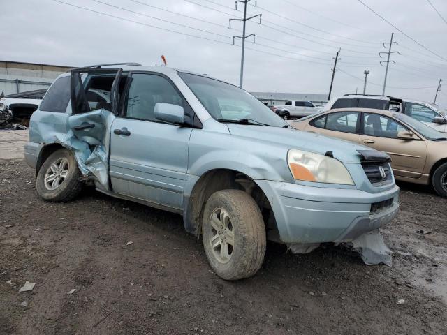 2HKYF18443H611414 - 2003 HONDA PILOT EX TURQUOISE photo 4