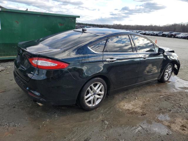 3FA6P0H77ER251053 - 2014 FORD FUSION SE BLACK photo 3