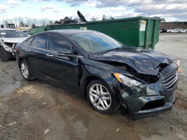 3FA6P0H77ER251053 - 2014 FORD FUSION SE BLACK photo 4