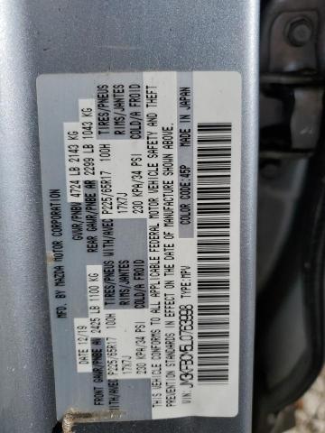 JM3KFBCM5L0763998 - 2020 MAZDA CX-5 TOURING ვერცხლისფერი ფოტო 12