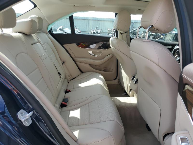 55SWF4JB0GU100934 - 2016 MERCEDES-BENZ C 300 BLUE photo 10