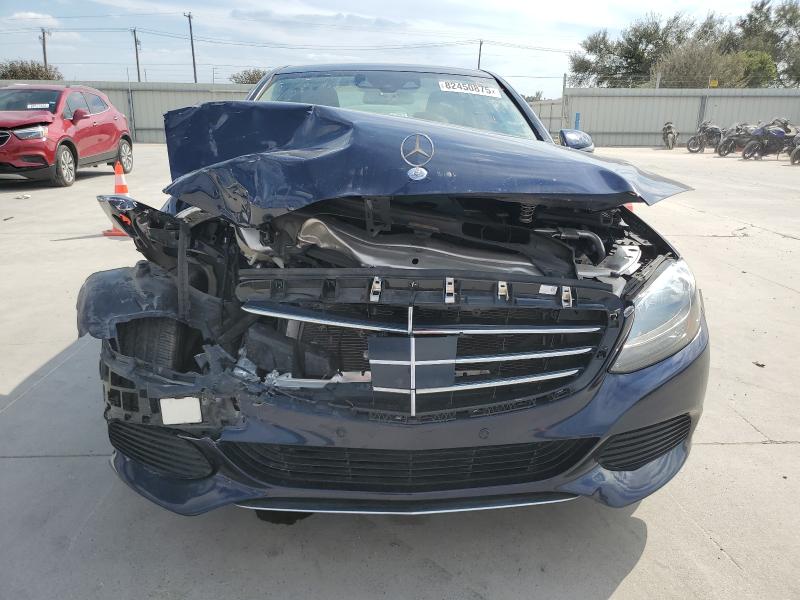 55SWF4JB0GU100934 - 2016 MERCEDES-BENZ C 300 BLUE photo 5
