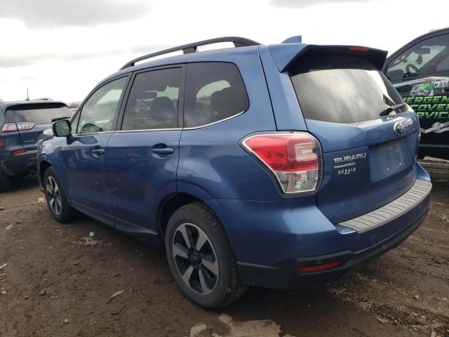 JF2SJARCXHH557988 - 2017 SUBARU FORESTER 2.5I LIMITED BLUE photo 2