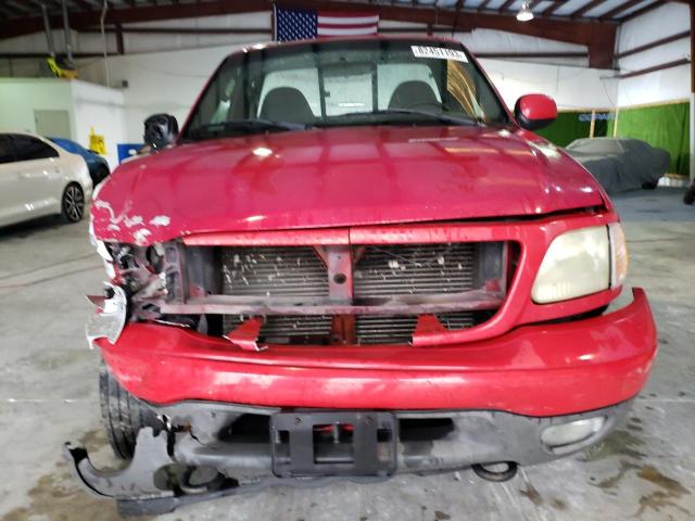 2FTRF18233CA66069 - 2003 FORD F150 RED photo 5