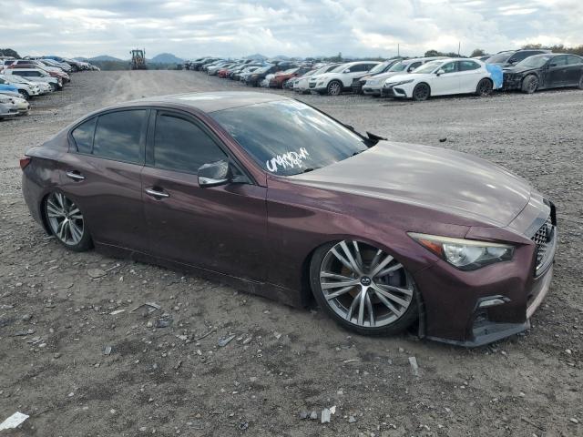 JN1EV7AP1JM363075 - 2018 INFINITI Q50 LUXE Бордовый фото 4